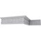 Ekena Millwork 5 7/8"H x 2 1/2"P x 6 3/8"F x 94 1/2"L Kent Crown Moulding MLD05X02X06KE - alternate 8